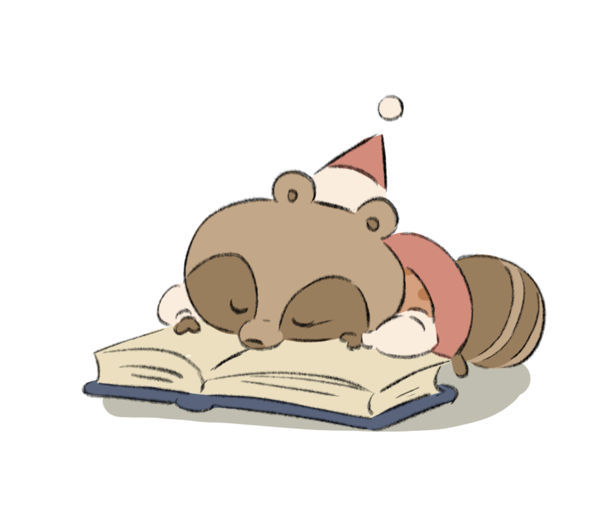 sleeping student clover